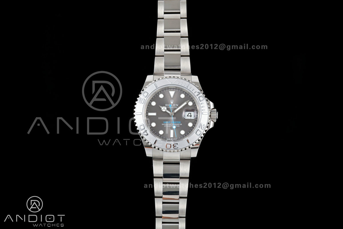 Yacht-Master 126622 904L QF 1:1 Best Edition Rhodium Dial On 904L SS Bracelet SH3235 (Free Sprung)